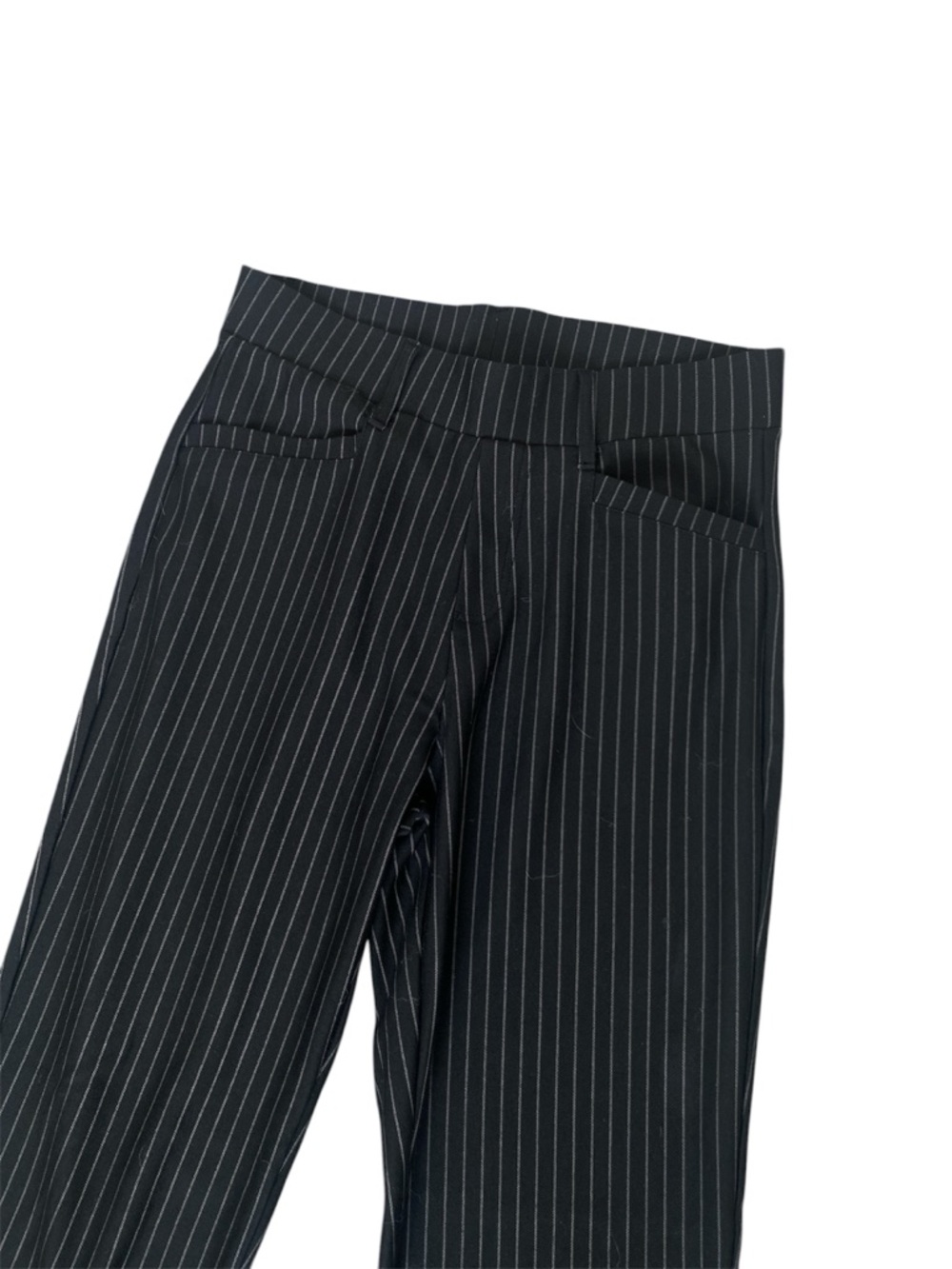 W Collection Women’s Black Pinstripe Dress Pants